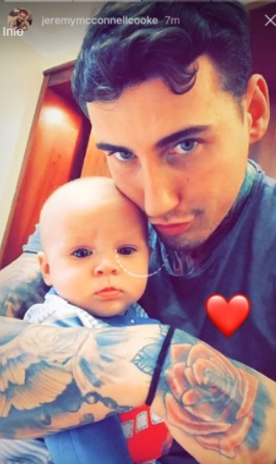 Jeremy with his son Caben 