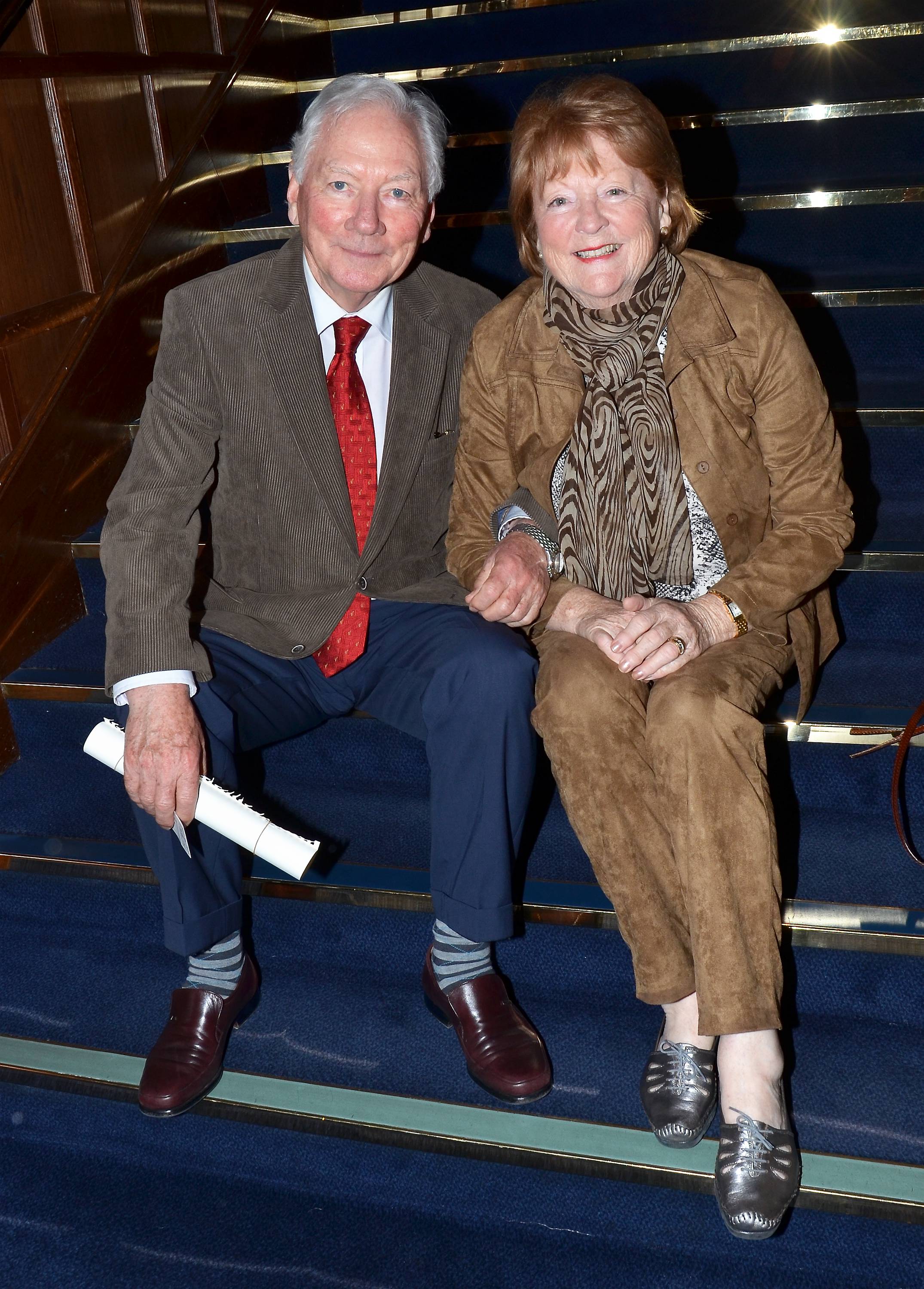 Gay Byrne with wife Kathleen Watkins