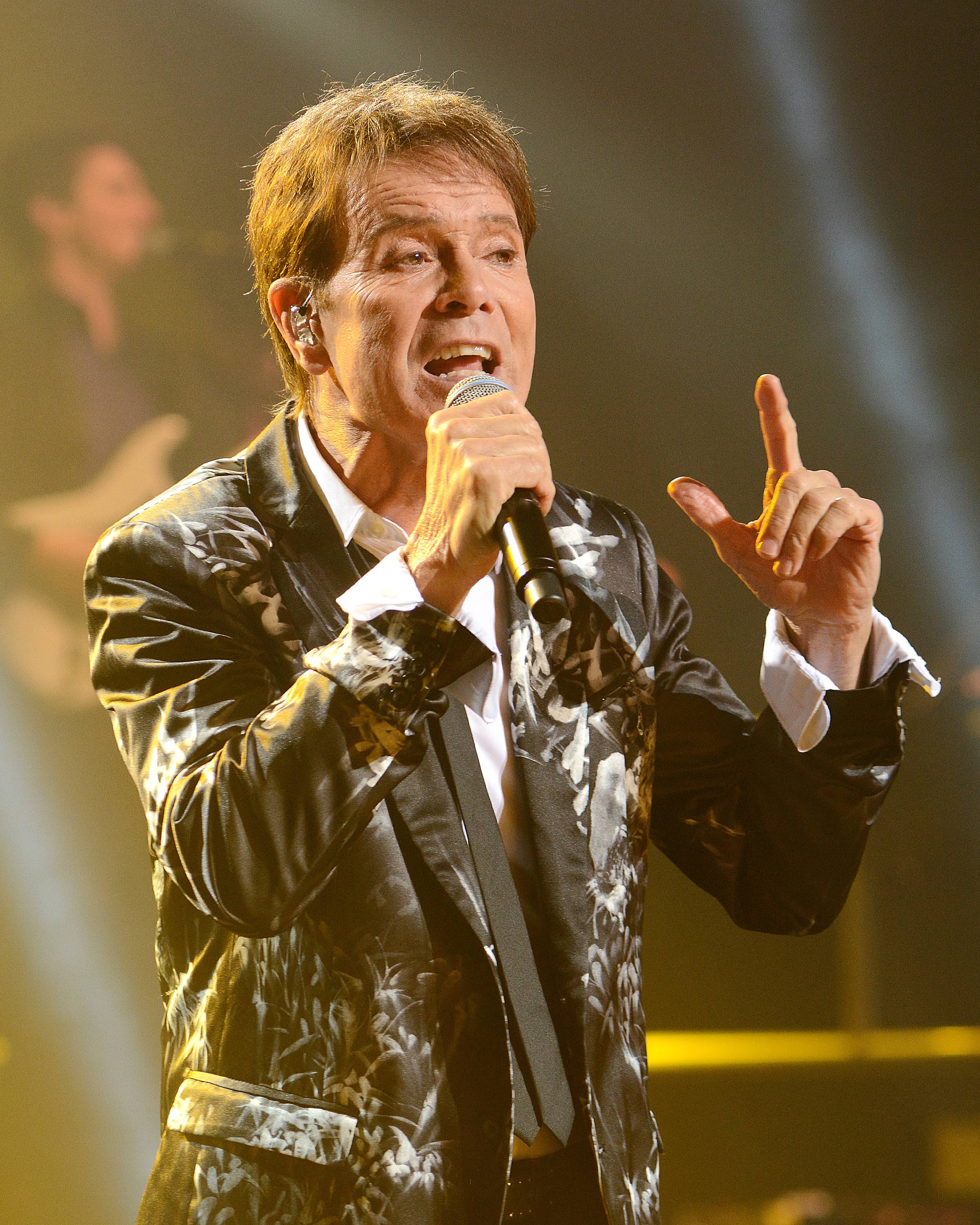 Cliff Richard performs at the Bord Gais Energy Theatre