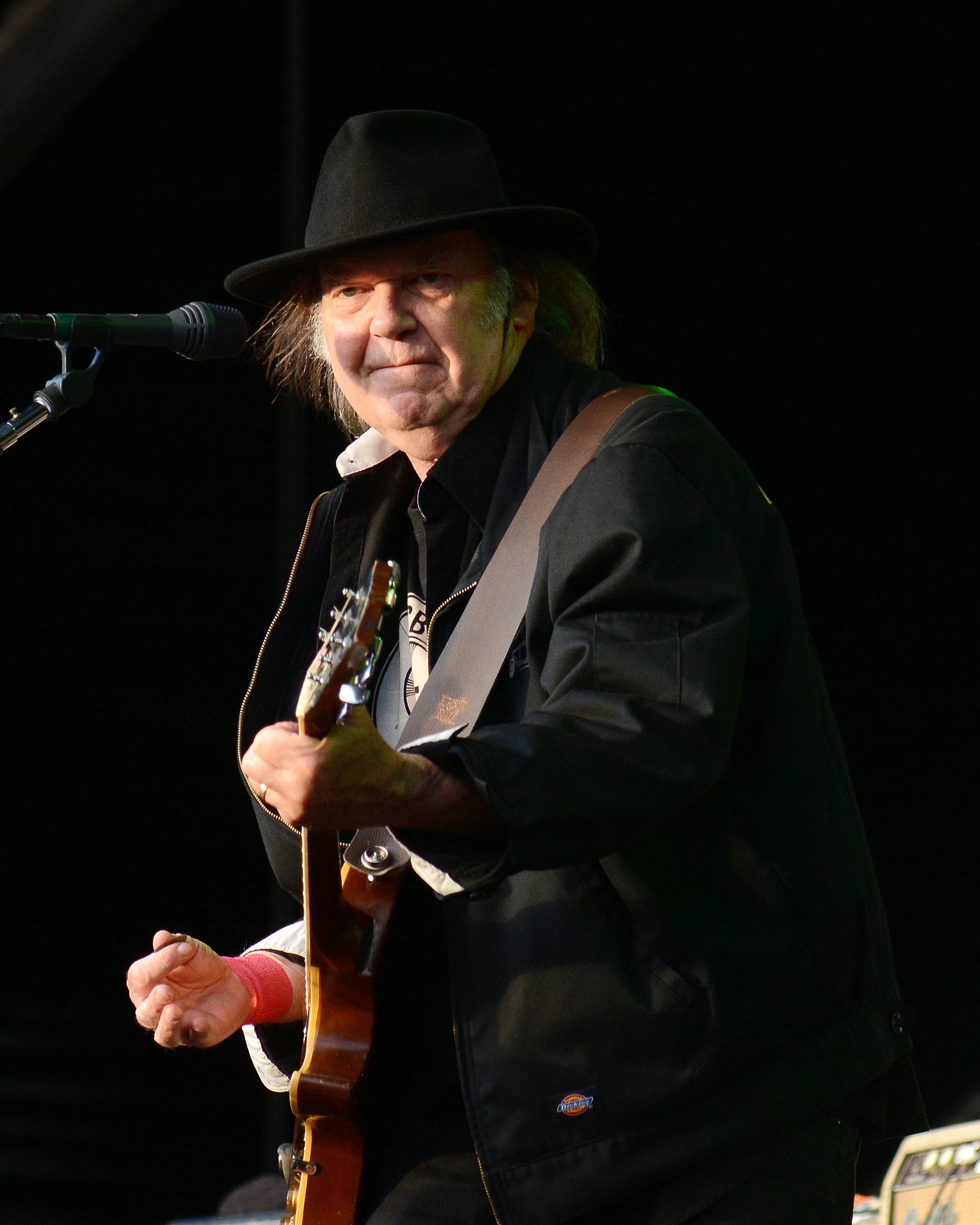 Neil Young performs at The RDS supported by The Waterboys