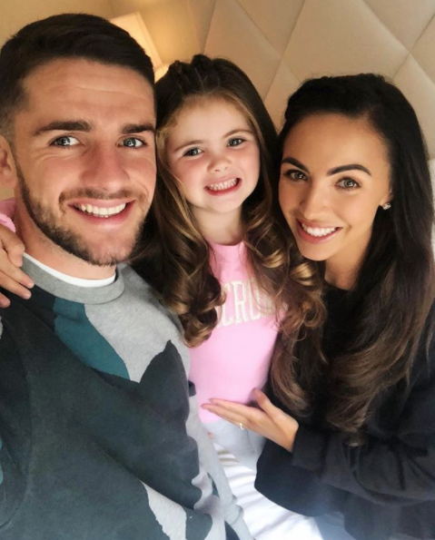 Robbie Brady and family 