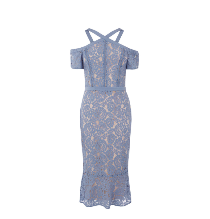 Shop the shoot: Maeve Madden's powder blue dress is perfect wedding ...