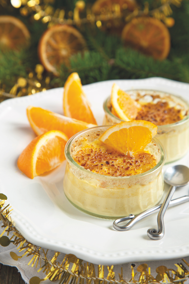 Christmas Recipe: Orange Spiced Crème Brûlée - VIP Magazine