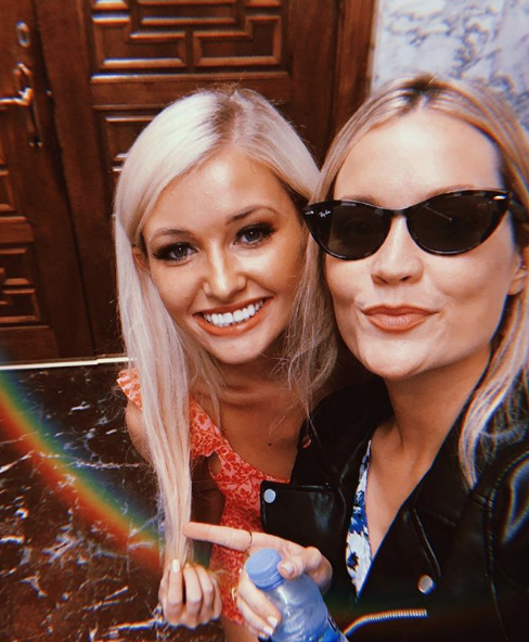 Amy Hart bumps into Irish star Laura Whitmore after leaving Love Island ...