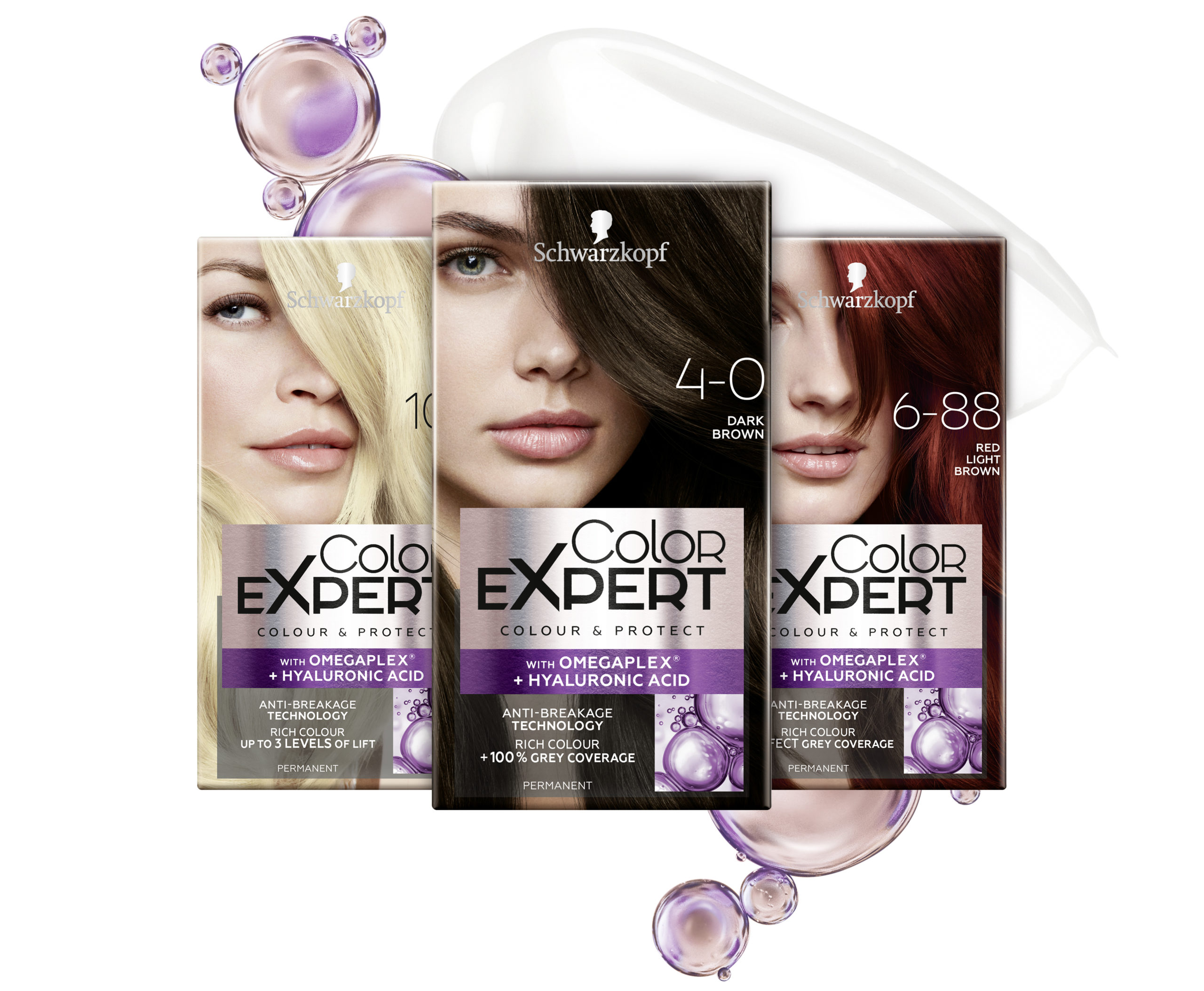 Schwarzkopf Color Expert The professional home hair colour with two