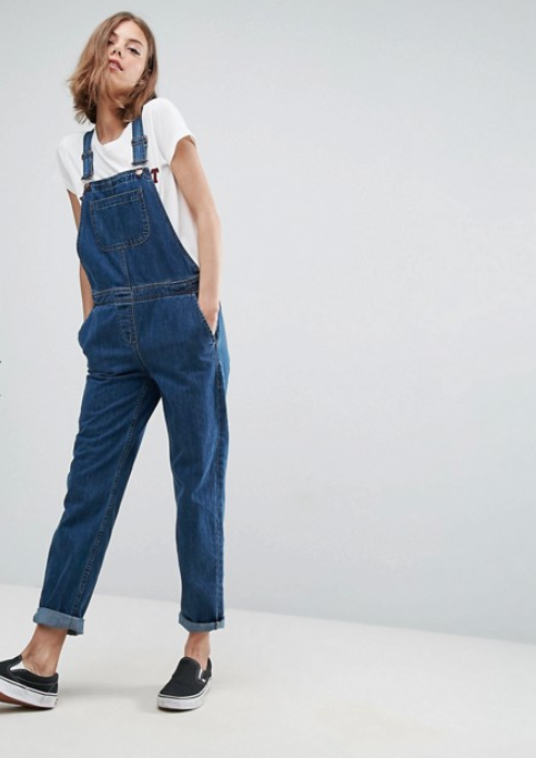 How to style denim dungarees like Amy Huberman for the ultimate comfy ...