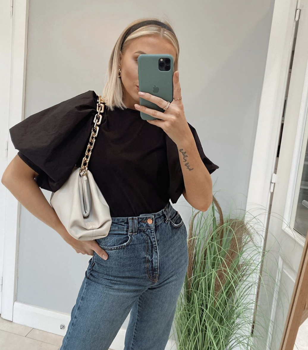 Steal her Style: Rosie Connolly's chic balloon sleeve look - VIP Magazine