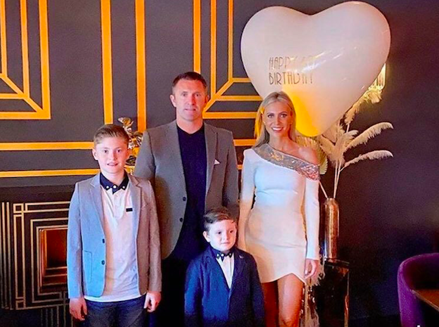 Robbie Keane enjoys night out with family to celebrate 40th birthday