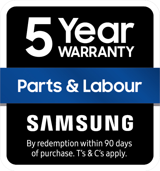 Samsung 5Year_Warranty_Badge (1) VIP Magazine
