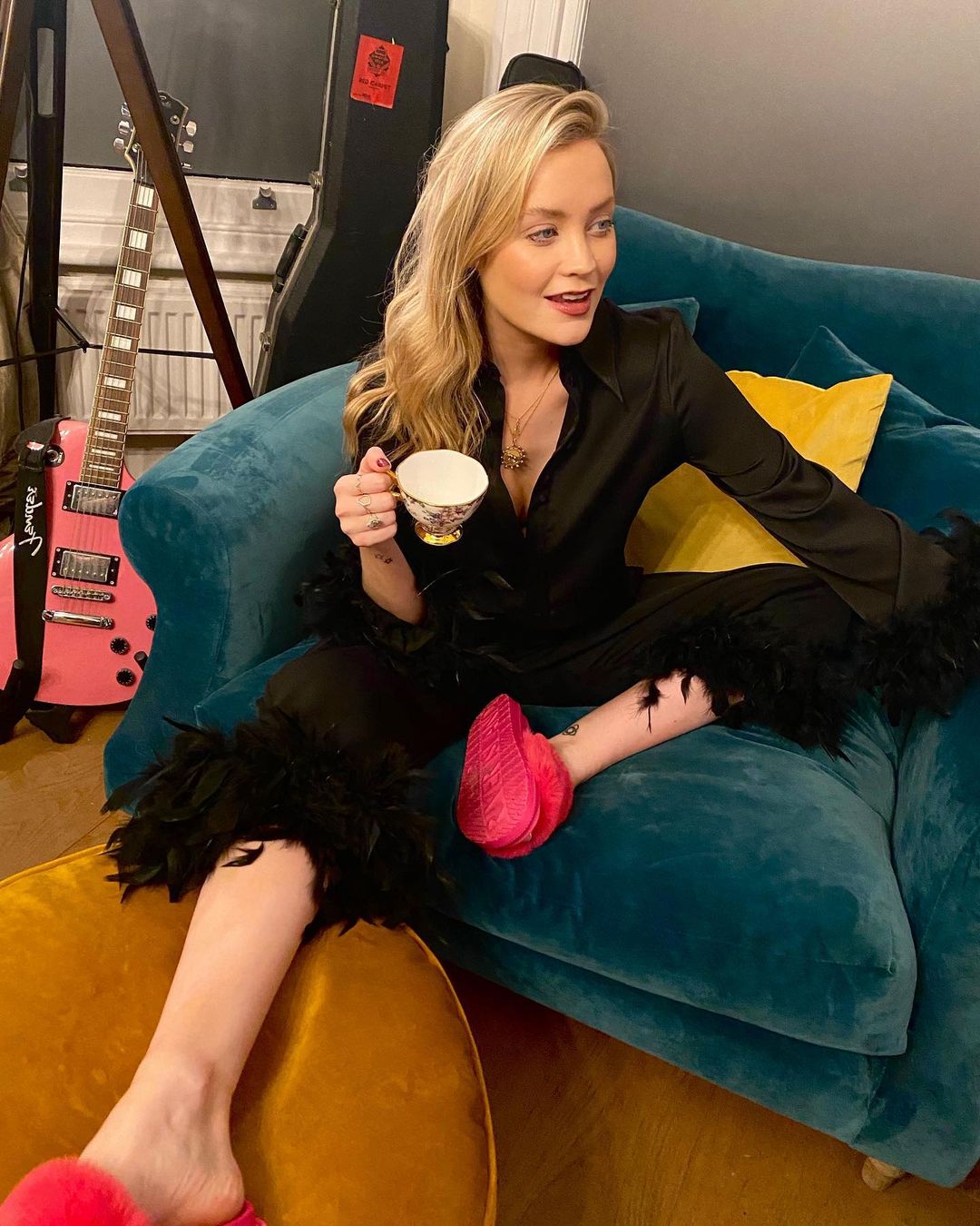 Laura Whitmore shares her excitement as she gets first copy of her new