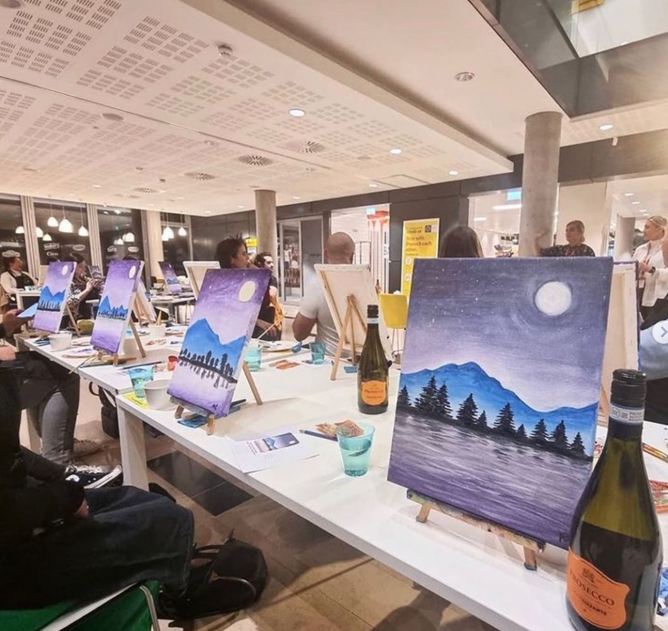 Paint and prosecco