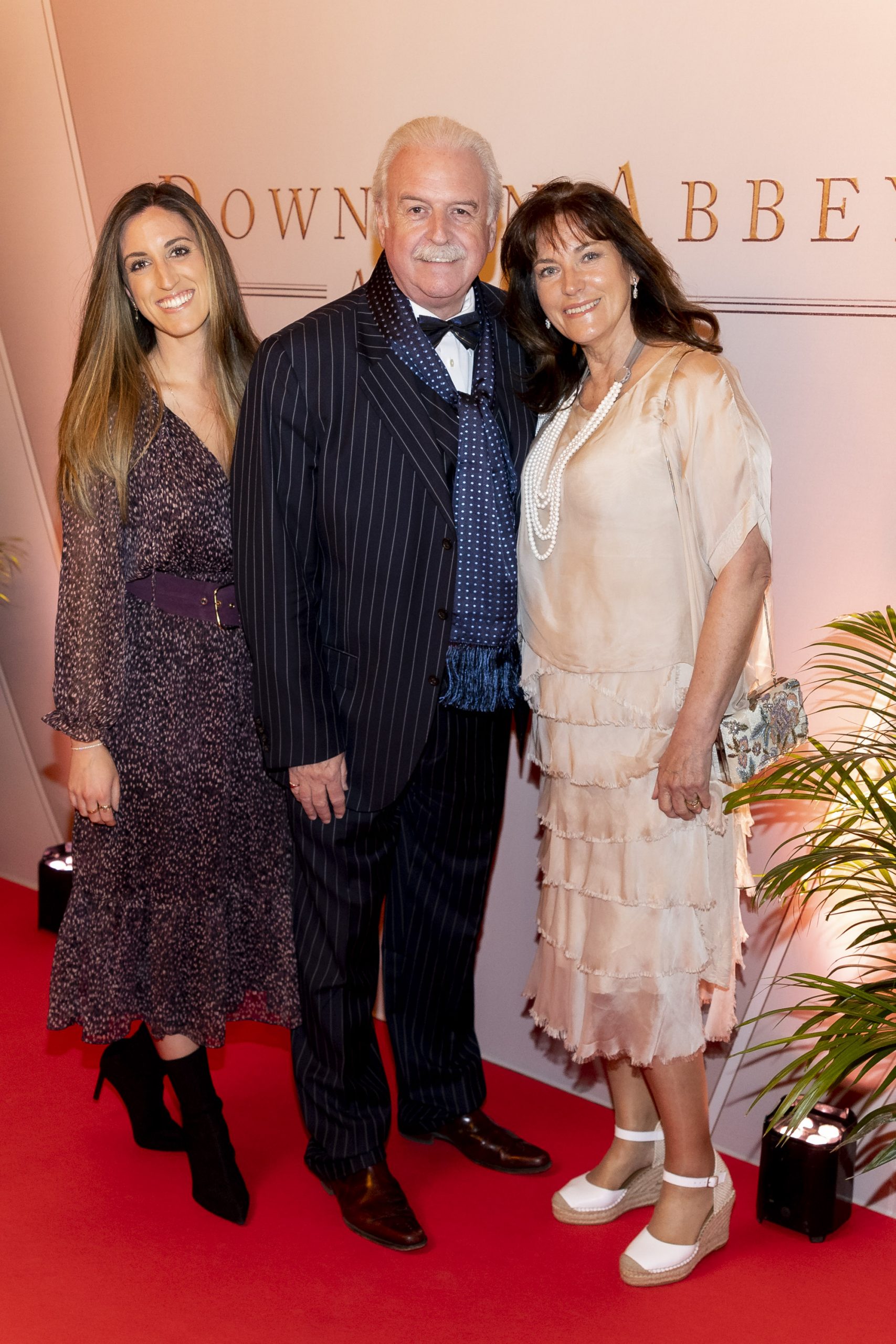 Marty Whelan with his wife Maria and daughter Jessica 