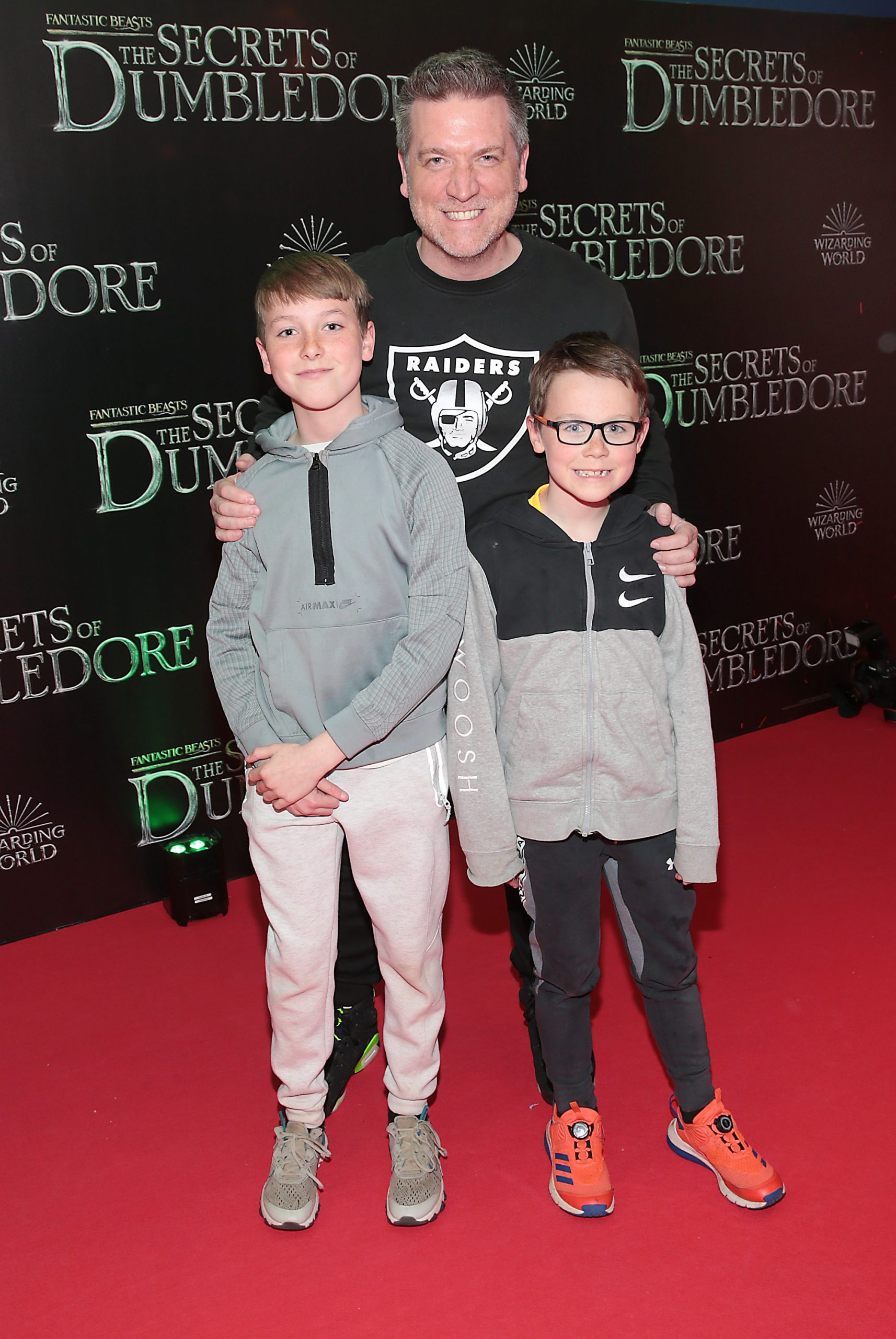 Dave Moore with sons Andrew and Sam